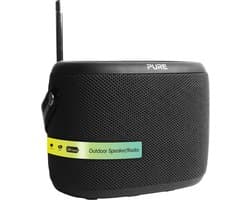Draadbare Outdoor Speaker met Bluetooth, DAB+ Radio en 14 uur Batterij - Waterdicht IP67