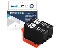 2 Zwarte XL Compatibele Inktcartridges Vervanging voor XP-8500 XP-8505 HD XP-15000 Printers