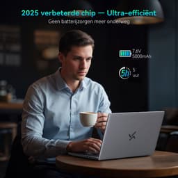 Blackview Hibook 6 Laptop + SCM8 15,3" Draagbare Monitor Set, 16GB+256GB, FHD IPS Scherm, Dual-band WiFi, Kantoor & Studie Set (incl. Laptop tas, Muis, etc., Grijs) — thumbnail 2