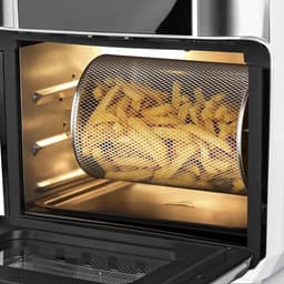 Vertikale heteluchtfriteuse 10L met 4 niveaus, Touchscreen en Ruimtebesparend Ontwerp — thumbnail 2