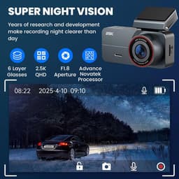 Auto Dashcam 2.5K QHD met 3.4 inch IPS Scherm — thumbnail 3