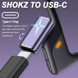 Oplaadkabeladapter voor hoofdtelefoon, Type-C naar magnetische converter voor Aeropex en meer - 4 stuks — thumbnail 3