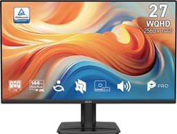 MSI PRO MP275Q E14 - QHD Monitor - 144hz - 27 inch - Speakers — thumbnail 1