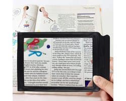 A4 Formaat Volledige Pagina Vergrootglas 3x - Leesloep voor Boeken en Kleine Lettertjes