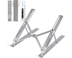 Nuvance Laptop Standaard - Laptop Stand - Verstelbaar – tm 17 Inch – Tablet Standaard – Laptop Houder - Verhoger