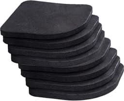Anti-vibratiepads voor huishoudelijke apparaten - Geluidsabsorberend, rubberen voetpads, trillingsdempers (8 stuks) — thumbnail 1