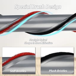 Borstelrol-reserveonderdelen compatibel Vervangende borstelrol-compatibel met Dyson V11 – Vervangende borstelkop voor snoerloze stofzuigers (onderdeelnummer 970135-01, 970100-05) — thumbnail 4