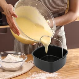 Vierkante Bakvorm voor Heteluchtfriteuse met Antiaanbaklaag — thumbnail 4