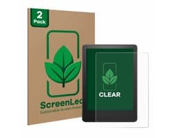 ScreenLeaf - Screenprotector voor Amazon Kindle Paperwhite 2021 / 2023 - Duurzame schermbescherming Folie Beschermfolie transparant 2 Stuks