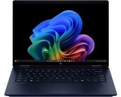 HP OmniBook X FlipNGAI 14-fm0013dx Copilot+ PC Intel Core Ultra 5 226V Hybride (2-in-1) 35,6 cm (14") Touchscreen 2K 16 GB LPDDR5x-SDRAM 512 GB SSD Wi-Fi 6E (802.11ax) Windows 11 Home Blauw