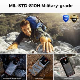 DOOGEE Blade20 Ultra - Smartphone - Telephone - 10300mAh /18W - 32GB RAM +512GB ROM - 6.6 inth +90Hz HD - T7250 octa core -Android 14 - IP68 -Zilver — thumbnail 5
