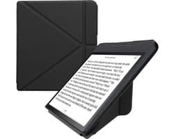 kwmobile e-reader hoesje geschikt voor Kobo Forma hoes - Ereader flip case met standaard - E reader cover van kunstleer - In zwart