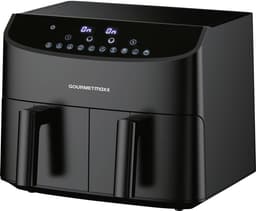 GOURMETmaxx Airfryer met Dubbele Kamer 2x3,5 L Zwart met Touchdisplay en Timer Energiezuinig Frituren 10 Programma’s 2400 W — thumbnail 9