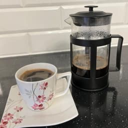 Cafetière - French Press - 1 Liter - Koffie Maker - Thee Maker — thumbnail 4