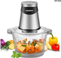 RFWR® Elektrische Keukenmachine met 500W Sterke Motor en 1,8L Glazen Kan — thumbnail 1