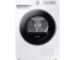 Samsung DV90DG6845LH, Vrijstaand, Voorbelading, Warmtepomp, Wit, Draaiknop, Touch, Rechts — afbeelding 1