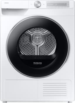 Samsung DV90DG6845LH, Vrijstaand, Voorbelading, Warmtepomp, Wit, Draaiknop, Touch, Rechts — thumbnail 2
