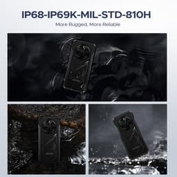 DOOGEE V40 5G - Robuuste Smartphone - Robuuste Telefoon - 32 GB RAM + 512 GB ROM - 6,78 inch 2,4K 120Hz - 108 MP AI camera - 8680 mAh/33W - MediaTek Dimensity 7300 - Face ID - Drie sleuven - Vingerafdrukherkenning - NFC - GPS - Zilver — thumbnail 7