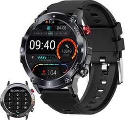 Manike C21 Smartwatch – 1,39 inch HD Display - Bluetooth Bellen - Hartslag & Bloeddrukmeting - SpO₂ - Slaaptracking - Multisport - IP68 Waterdicht - 7 Dagen Batterij - Android & iOS Compatibel - Stappenteller - Sporthorloge - Activity Tracker — thumbnail 1