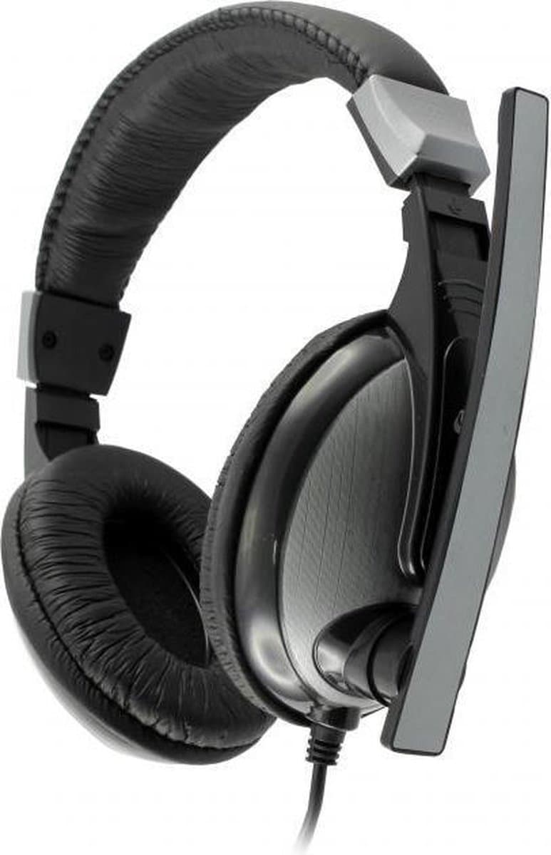 SBOX - HS-302 - hoofdtelefoon/headset - Bedraad Hoofdband Gamen - Zwart/ Grijs — afbeelding 1