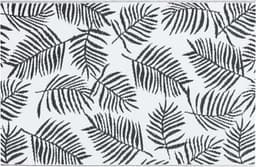 vidaXL - Buitenkleed - ARAKIL - 160x230 - cm - PP - wit - en - zwart — thumbnail 4