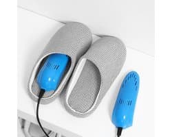 Kids Elektrische Mini schoenendroger 2 stuks - 4 drogers - Droogapparaat - Universeel - Blauw