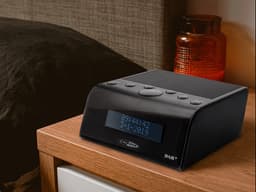 Caliber Wekkerradio - FM Radio - Digitale wekkerradio - Dimbaar LED Display - twee alarmen - Snooze functie - kleur Zwart (HCG011DAB) — thumbnail 4