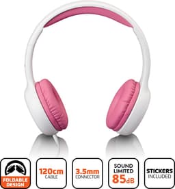 Lenco HP-010PK - Hoofdtelefoon voor Kinderen - Volumebegrenzer op 85dB - Roze — thumbnail 3