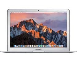 Apple MacBook Air Intel® Core™ i5 Laptop 33,8 cm (13.3") 8 GB LPDDR3-SDRAM 128 GB SSD Wi-Fi 5 (802.11ac) macOS Sierra Zilver