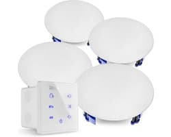 Inbouw versterker met 4 plafondspeakers - Power Dynamics Powerline A100WSet