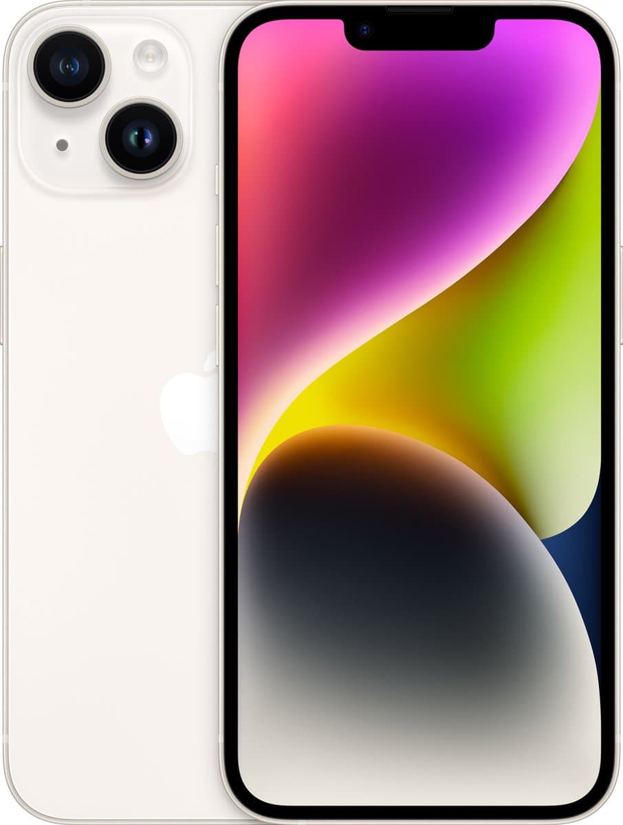 Apple iPhone 14 - 128GB - Sterrenlicht — afbeelding 1