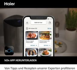 Heteluchtfriteuse - Airfryer Frituurpan - Gezond Koken - 6 Kookfuncties - 5 Liter Inhoud - Grijs — thumbnail 7