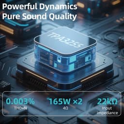Hi-Fi Versterker - Decoder Preamplifier - Muziek Streamen - MQA-CD Decodering - 85W x 2 - Zilver — thumbnail 5