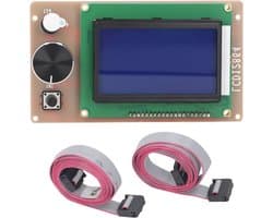 3D Printer Display - LCD Controller - 3D Printen - Zelf-encoder Bediening - 128x64 Resolutie - Blauw