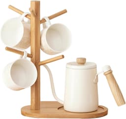 Ruimtebesparende houder voor koffiemokken en glazen, geschikt voor 7 kopjes, ideaal voor keuken en aanrecht — thumbnail 1