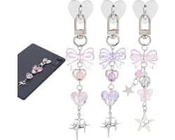 Bedelkettingen voor E-reader - Telefoon Hanger - Accessoires Personaliseren - Set van 3 stuks