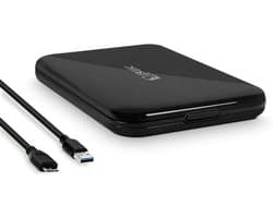 Externe Harde Schijf Behuizing - 2.5 inch HDD Case - Data Opslag Uitbreiden - Schroefloze Installatie - 2.5 inch - Zwart