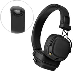 kwmobile band geschikt voor Marshall Major 4 / Major 3 - Koptelefoonband in zwart - Zachte hoofdband voor hoofdtelefoon — thumbnail 2