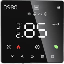 Intelligente Thermostaat - Programmeerbare Verwarming - Comfort Verhogend - Kleuren Touchscreen - AC 90-240V - Wit — thumbnail 1