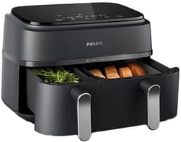 Philips Rapid Air Serie 3000 NA352/00 - Airfryer - Dubbele Mand - 9 Liter — thumbnail 9