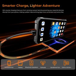 OUKITEL G6 Rugged Smartphone - 2026 nieuw telefoon - 16GB RAM - 128GB ROM - 6,52 inch - 10600 mAh - Android 16 - IP68/IP69K Outdoor telefoon - NFC GPS - Oranje — thumbnail 7