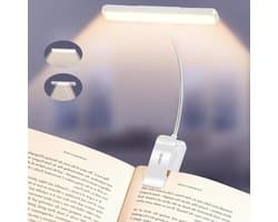 Boeklamp - Leeslamp Cliplamp - Lezen in Bed - 32 LEDs - 314 cm - Lichtwit
