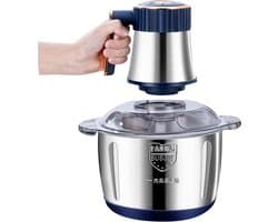 Elektrische Keukenmachine - Hakmolen Mixer - Maaltijden Bereiden - Gelijkmatige Hakresultaten - 5 Liter Kom - Zilver