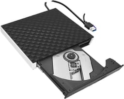 Extern Dvd-station - Dvd Brander - Films Kijken - Intelligente Geluidsdemping - 14.1 cm Breed - Geel — thumbnail 5