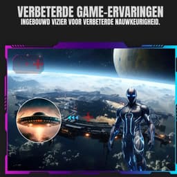 Florixa® Gaming Monitor 240hz - Gaming Monitor -Zwart - ‎‎18cm x 71cm x 59cm; 5.5kg — thumbnail 3