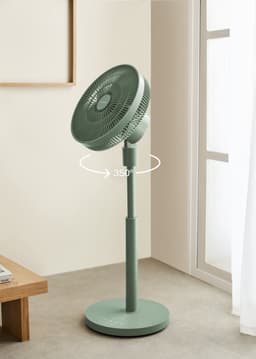 CREATE - Staande ventilator met 3D-oscillatie 30W ultrasstil - Salie - AIR STAND 3D — thumbnail 4