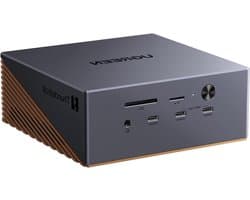 Docking Station - Expansie Hub - Professioneel Werkstation - Thunderbolt 5 120Gbps - 17 Poorten - Brons