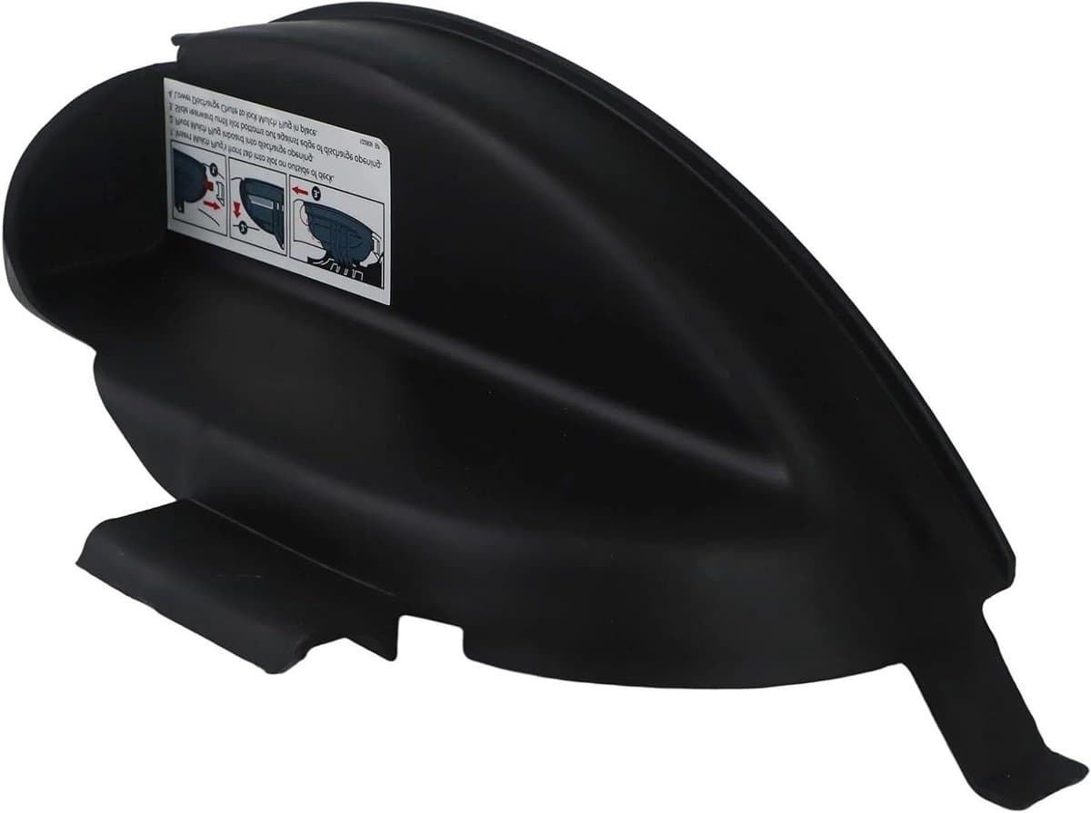 Zijafvoer Cover - Mulchhoes Grasmaaier - Gazon Mulchen - Heavy-Duty Plastic - 33 inch Dek - Zwart — afbeelding 1