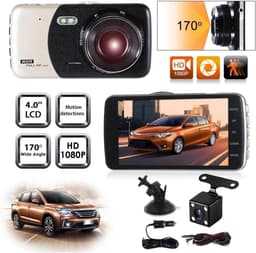 Dashcam Auto - DVR Camcorder - Veilig Rijden - Dubbele Lens - 1080P HD - Zwart — thumbnail 3