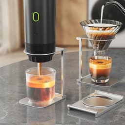 Dailygoods- Koffiestandaard Opvouwbaar - Draagbare Koffiemachinehouder - Pour-Over-Filterstandaard - Aluminiumlegering - Koffiedruppelhouder - Stabiliteit en Grip — thumbnail 4